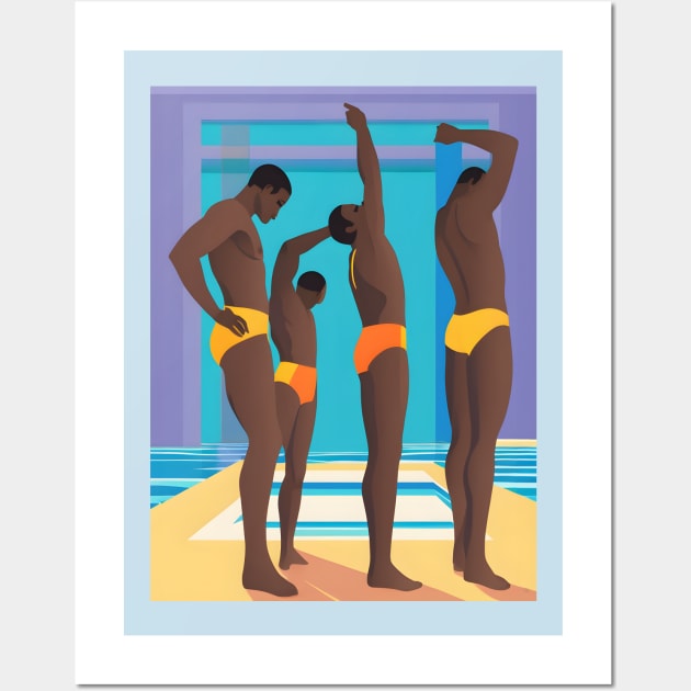 Swimming Buddies Wall Art by FabrizioX